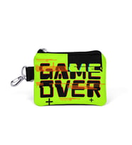Coral High Kids Siyah Neon Sarı Game Over Desenli Bozuk Para Çantası 21828
