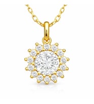 Gümüş Gold Minimal Yuvarlak Anturaj Kadın Kolye