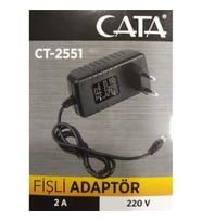 Cata 12 Volt 2 Amper Fişli Adaptör Ct-2551