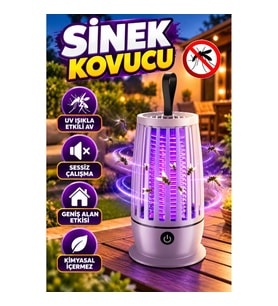 UV Işıklı Elektrikli Sinek Öldürücü Lamba – Mor Işık, Sessiz Çalışma ve Geniş Alan Etkisi