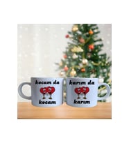 Ghostbastır Design Kişiye Özel Karım Kocam Kahve Fincan Takımı 003