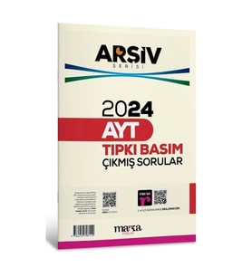 2024 AYT ARŞİV SERİSİ Tıpkı Basım Çıkmış Sorular Tamamı Video Çözümlü