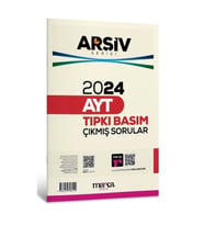 2024 AYT ARŞİV SERİSİ Tıpkı Basım Çıkmış Sorular Tamamı Video Çözümlü