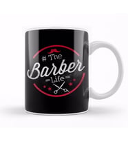 Cute The Barber Life Professional Barbershop Kupa Bardak Porselen