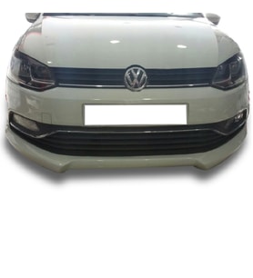 Volkswagen Polo (2015-2017) Makyajlı  Uyumlu Ön Tampon Eki (Plastik)