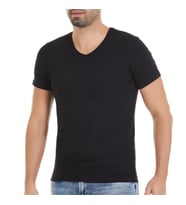 Yıldız Erkek Modal V Yaka T-Şhirt Fanila Siyah 151