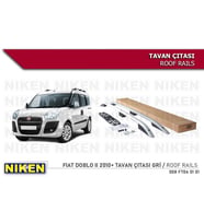 Fiat Doblo 2 Tavan Çıtası Kısa Gri 2010-2015 Arası Modeller
