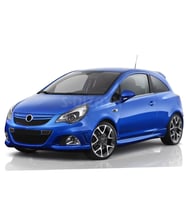Opel Corsa Uyumlu D Krom Cam Çıtası 2 Parça 2007-2014 (Van)