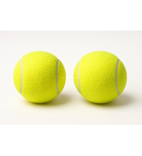 2'li Köpek Oyun Topu 7.5 cm Orta Boy Premium Kalite Tenis Topu, Eğitim ve Oyun Amaçlı, Dayanıklı Evcil Hayvan Oyuncağı, Diş Dostu Tasarım