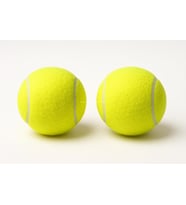 2'li Köpek Oyun Topu 7.5 cm Orta Boy Premium Kalite Tenis Topu, Eğitim ve Oyun Amaçlı, Dayanıklı Evcil Hayvan Oyuncağı, Diş Dostu Tasarım