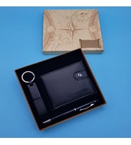 Siyah Touchpen Kalem Anahtarlık ve Cüzdan
