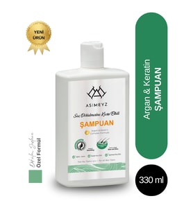 Asimeyz Biberiye Argan Egzema Ve Saç Dökülmesine Kepek Karşıtı Onarıcı Şampuan 330ml(YENİ IÇERİK)