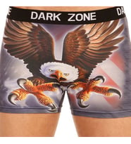 Erkek Pamuklu Kartal Desenli 3D Boxer (Çok Renkli)