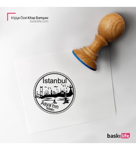 Kişiye Özel Kitap Damgası Kitap Mührü Kaşe Kitap Mühür Özel Damga 91