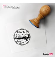 Kişiye Özel Kitap Damgası Kitap Mührü Kaşe Kitap Mühür Özel Damga 91