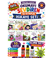 2.Sınıf Öğretmen Tavsiyeli Okumayı Sevdiren 32 Sayfa 10 Kitaplık Hikaye Seti-8 (Slime Set Hediyeli)