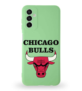 Samsung Galaxy M13 Uyumlu Lansman Kılıf Altı Kapalı İçi Kadife  Chicago Bulls Tasarımlı  Kapak (Şeffaf)