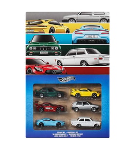 Jlb25 Hot Wheels Euro Style 6Lı Araç Paketi 1:64