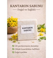 Herbliss Kantaron Sabunu Doğal Bitkisel, El Yapımı, Cilt Yenileyici Sabun