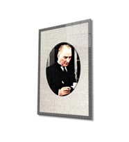 Miyrem Glasses Collection -A1^#  Atatürk Cam Tablo 4 mm Dayanıklı Temperli Cam (Çok Renkli)