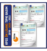 2024 KPSS Ön Lisans 2018-2020-2022 ÖSYM Çıkmış Soru Tıpkı Basım Türkiye Geneli D