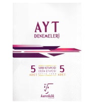 Karekök Yayınları Karekök Ayt 5'li Denemeleri Yeni (Çok Renkli)