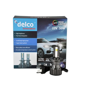 CRN DELCO SPECİAL  H4 ÇİFT DEVRE SLİM LED XENON 8000 LUMEN 6500