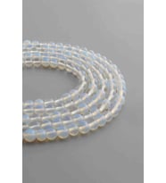 Opal Doğal Taş Parlak Şeffaf Küre Kesim 6mm Dizi
