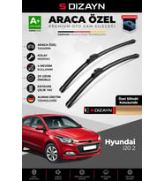 Hyundai i20 Ön Cam Silecek Seti 2014-2020 Premium Araca Özel 60-40 Cm A+ Kalite