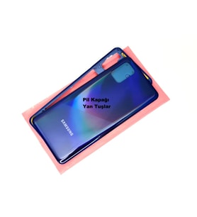 Samsung Galaxy A31 A315 Kasa Arka Pil Batarya Kapağı MAVİ