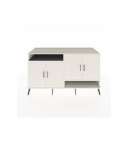 Kronos Konsol 6 Raflı 4 Kapaklı 176x59x99 Aytaşı-Aytaşı/Antrasit
