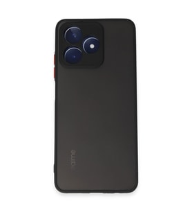 Realme C53 Kılıf Montreal Silikon Kapak - Siyah