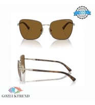 VOGUE KADIN GÜNEŞ GÖZLÜĞÜ HAVANA ÖN KISIM/SOLUK ALTIN RENGİ 4277SB 507883 56 18 140