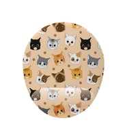 Kedi Desenli Bilek Destekli Mouse Pad (Çok Renkli)