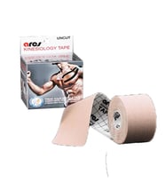 Ares Uncut KinesioTape,  Sporcu Ağrı Bandı (5 cm x 5 mt) BEJ