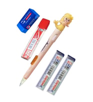 Işıklı Deniz Kızı Uçlu Kalem Seti Sarı 0.7 mm 1 Paket Denizkızı Başlıklı Versatil Kalem Süslü Silikonlu Hediyelik Kalem