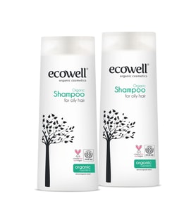 Ecowell Şampuan - Yağlı Saçlar İçin 300 ml x 2 Adet