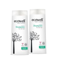 Ecowell Şampuan - Yağlı Saçlar İçin 300 ml x 2 Adet