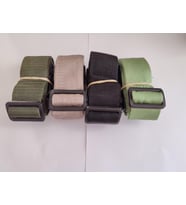 Haki Yeşil, Bej, Siyah ve Su Yeşili Renk Valiz Kemeri 4 Cm toplam 4 Adet