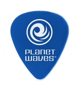 Planet Waves 1DBU5-10 Duralin Orta-Sert (Medium Heavy) Gitar Penası - Mavi (10'lu Paket - Profesyonel)  Çok Yönlü Kullanım, Dengeli Ton ve Uzun Ömürlü Malzeme