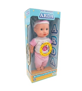 Arda Bebek 38 cm Türkçe Konuşan Kolları Ve Kafası Harekeli Et Bebek