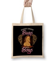 Funny Always Choose Bays Over Boys Horseriding Pun Bez Çanta Uzun Saplı