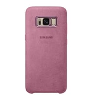Galaxy S8 ile Uyumlu Alcantara Kılıf Pink EF-XG950APEGWW (Pembe)