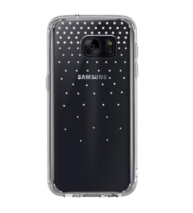 Ringke Noble Fusion Galaxy S7 ile Uyumlu Taşlı Kılıf Extra Darbe Emici Snow Clear