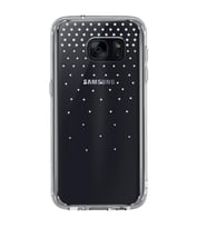 Ringke Noble Fusion Galaxy S7 ile Uyumlu Taşlı Kılıf Extra Darbe Emici Snow Clear