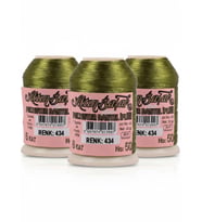3 Adet Altınbaşak Oya ve Dantel İpi 20 gr - Royaleks - No: 434