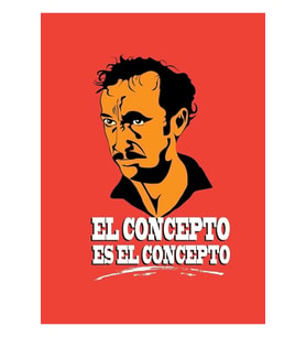 The Concept Is The Concept Tablo Ahşap Poster Dekoratif