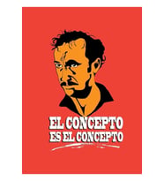 The Concept Is The Concept Tablo Ahşap Poster Dekoratif