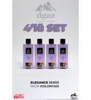 Ilgaz İncir Kolonyası 4'lü Set 80 Derece 400 ml Elegance Series