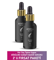 RC COSMETIC AXWELL SAÇ DÖKÜLMELERİNE KARŞI ONARICI BAKIM SERUMU 50ml*2 ADET